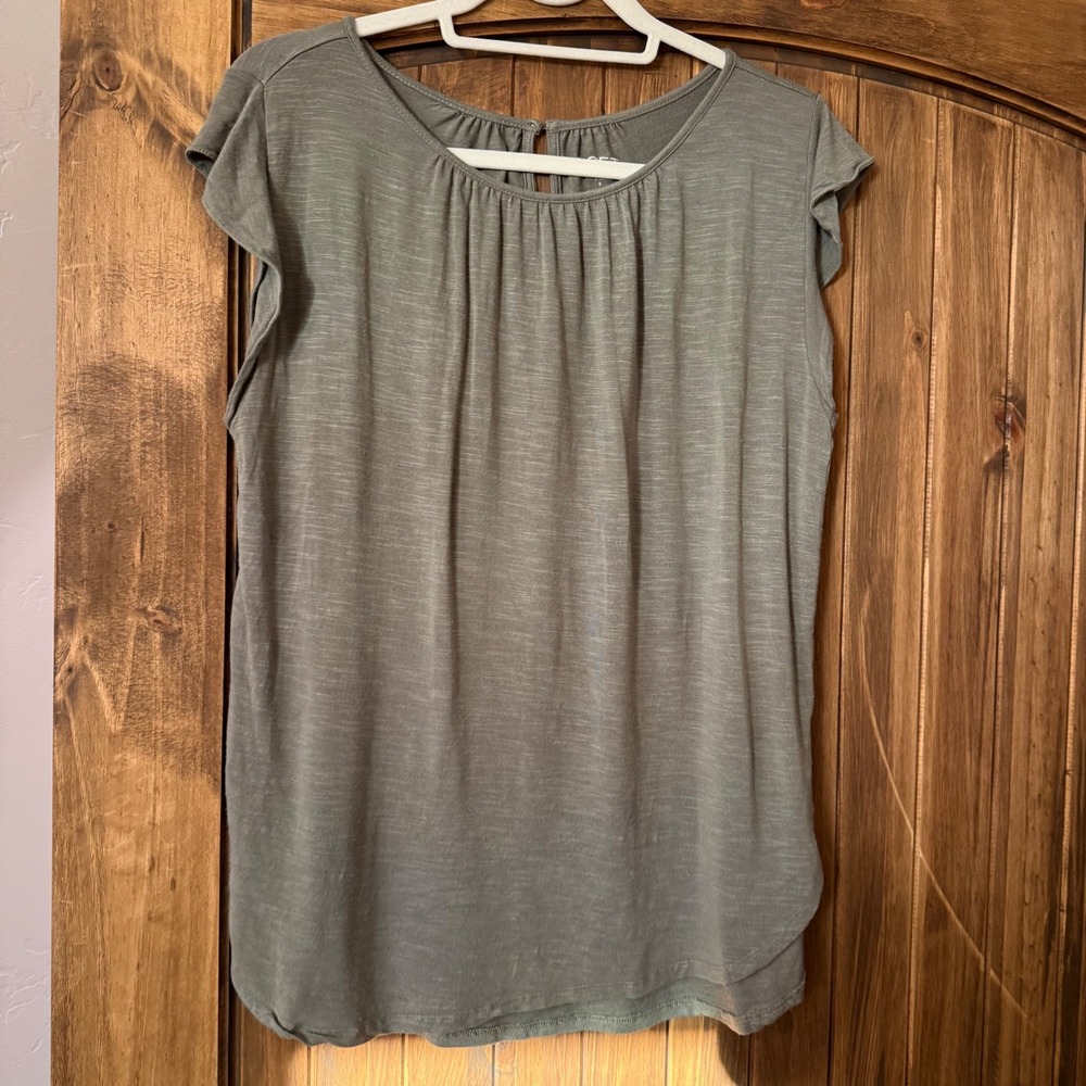 Loft Outlet Olive Green Super Soft Top